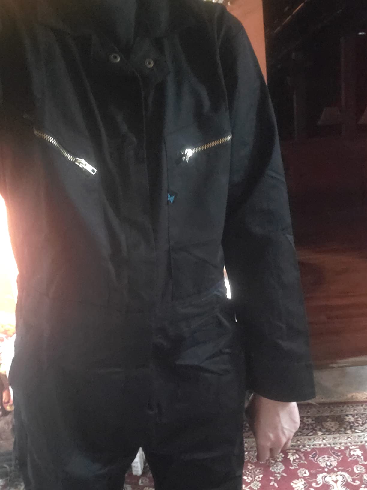 Kolossus Pro-Utility Cotton Blend Long Sleeve Coverall with Zippered Frontal Pockets customer photo 2