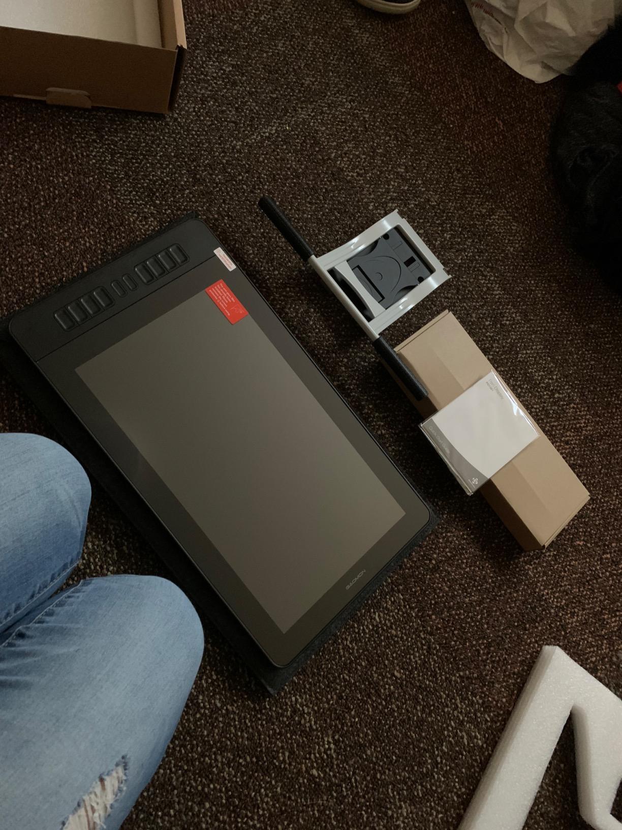GAOMON PD1561 Drawing Tablet with Screen, Tilt Support & 10 Keys, 15.6