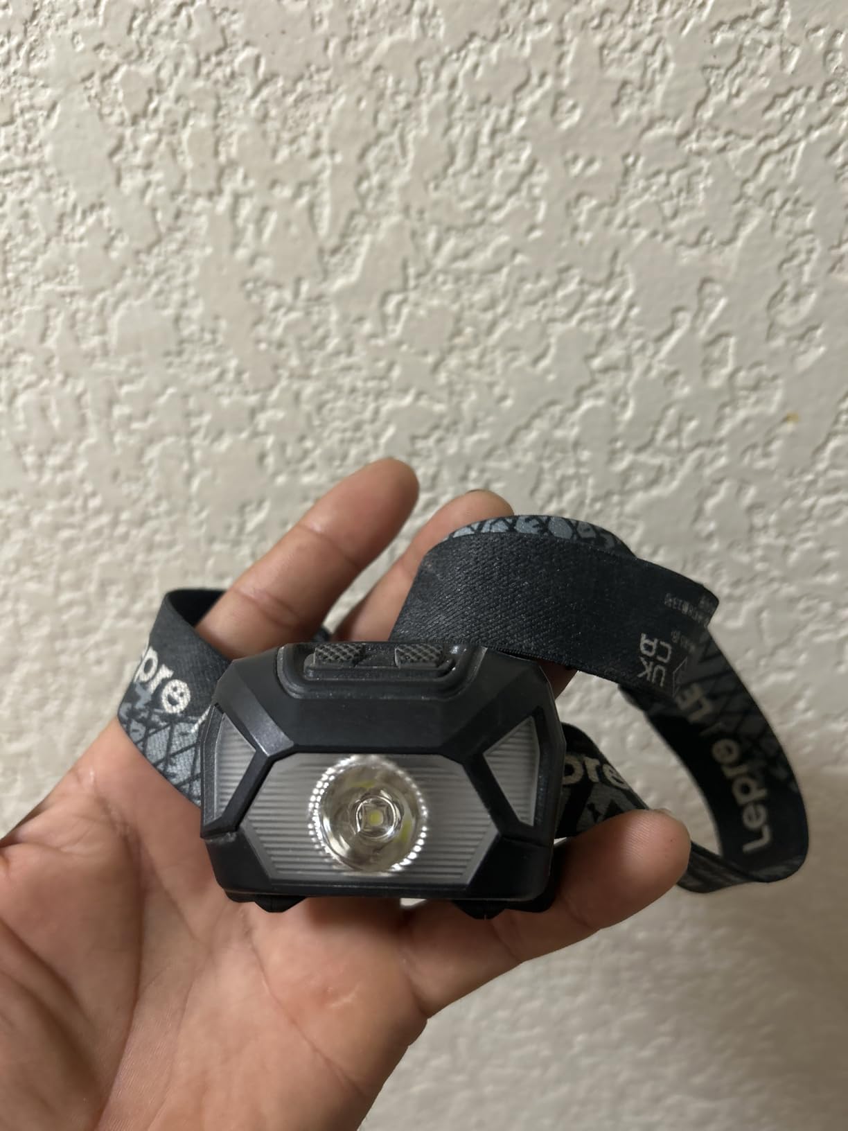 Lepro Rechargeable LED Headlamp Bright Waterproof Headlight 2 Pack - Black customer photo 1