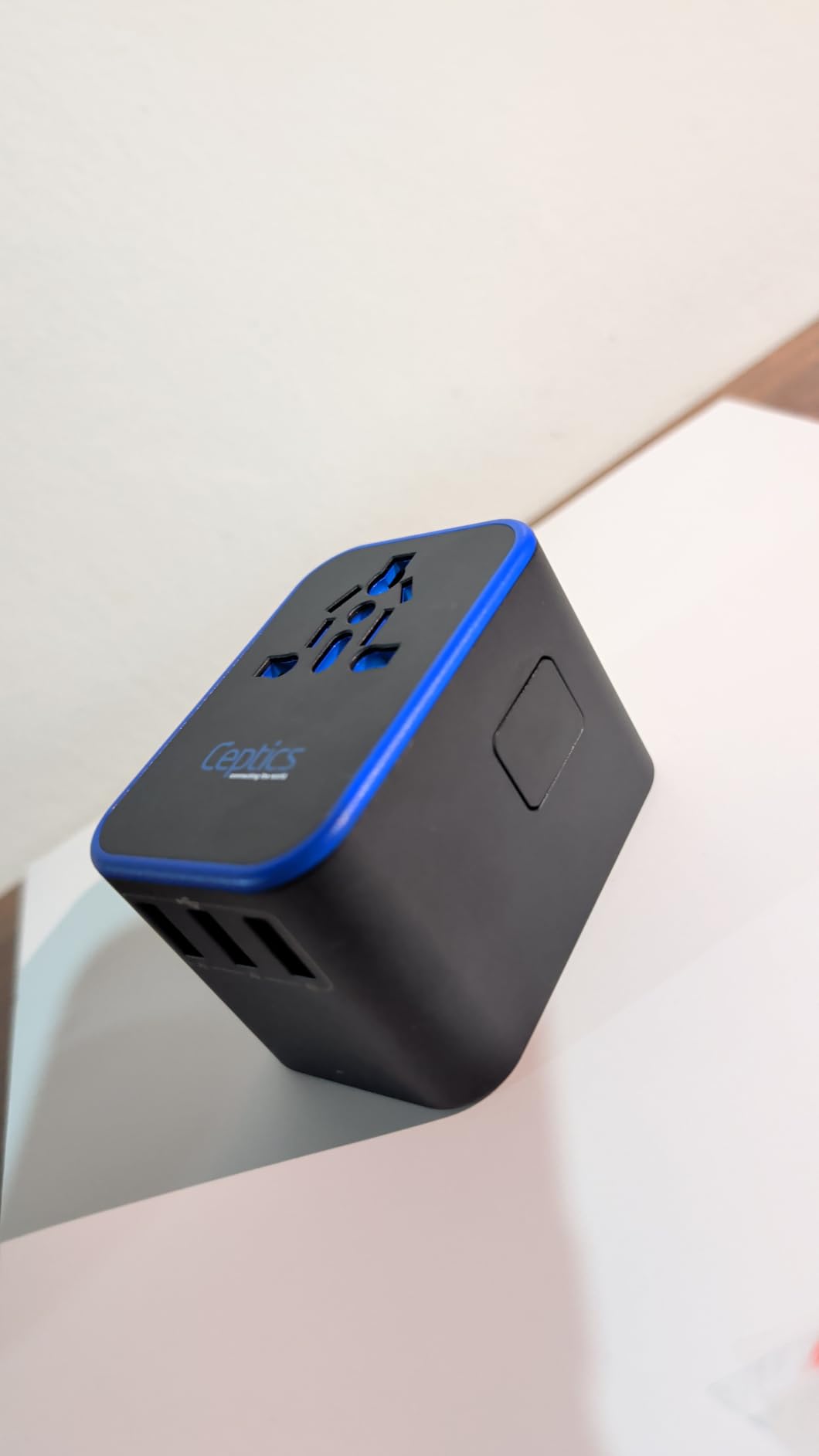 Ceptics 45W Universal Travel Adapter w/ 3 USB-A, 2 USB-C & Universal Input | International Power Adapter, Type A, C, G & I Plugs, Universal Socket for Global Compatibility, PD 45W Fast Charge customer photo 2