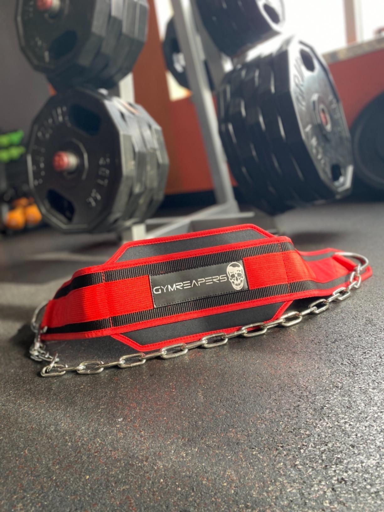 Gymreapers Dip Belt With Chain For Weightlifting, Pull Ups, Dips - Heavy Duty Steel Chain For Added Weight Training customer photo 2