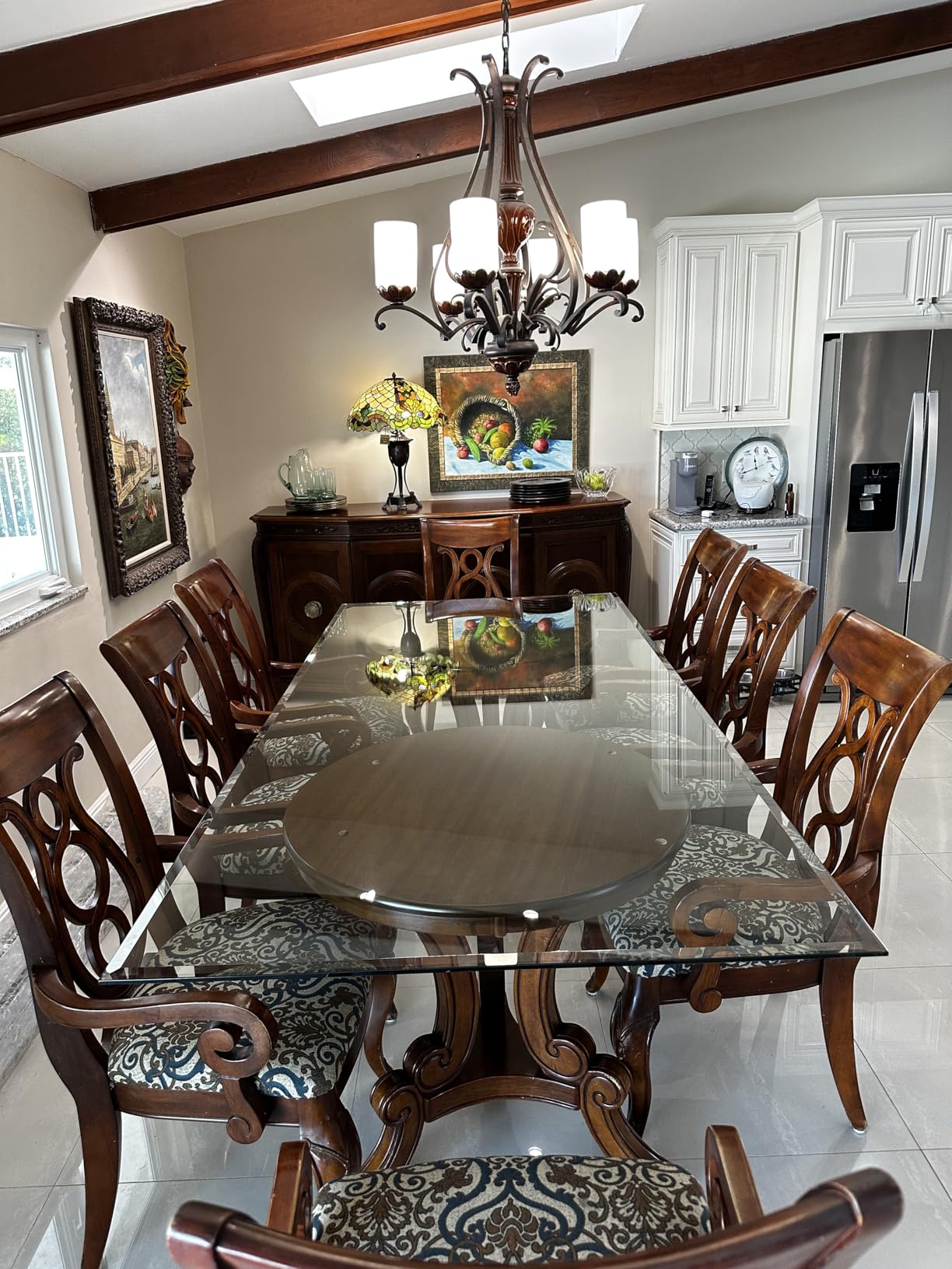 Giantex Round Dining Table for 2-4 People, 32