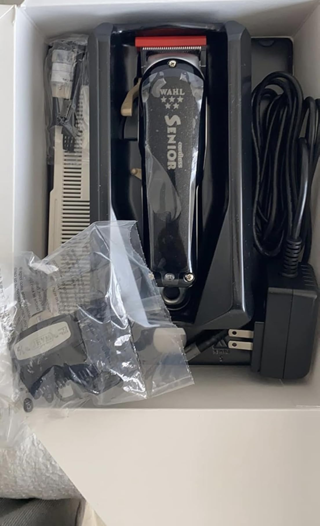 Wahl Professional 5 Star Cordless Senior Clipper, Metal, Model 08504-400, Precision Fade Blades with Zero-Overlap 2191 Blade & Rotary Motor for Tapers & Blends, 80 Min Runtime, Lithium-Ion customer photo 1