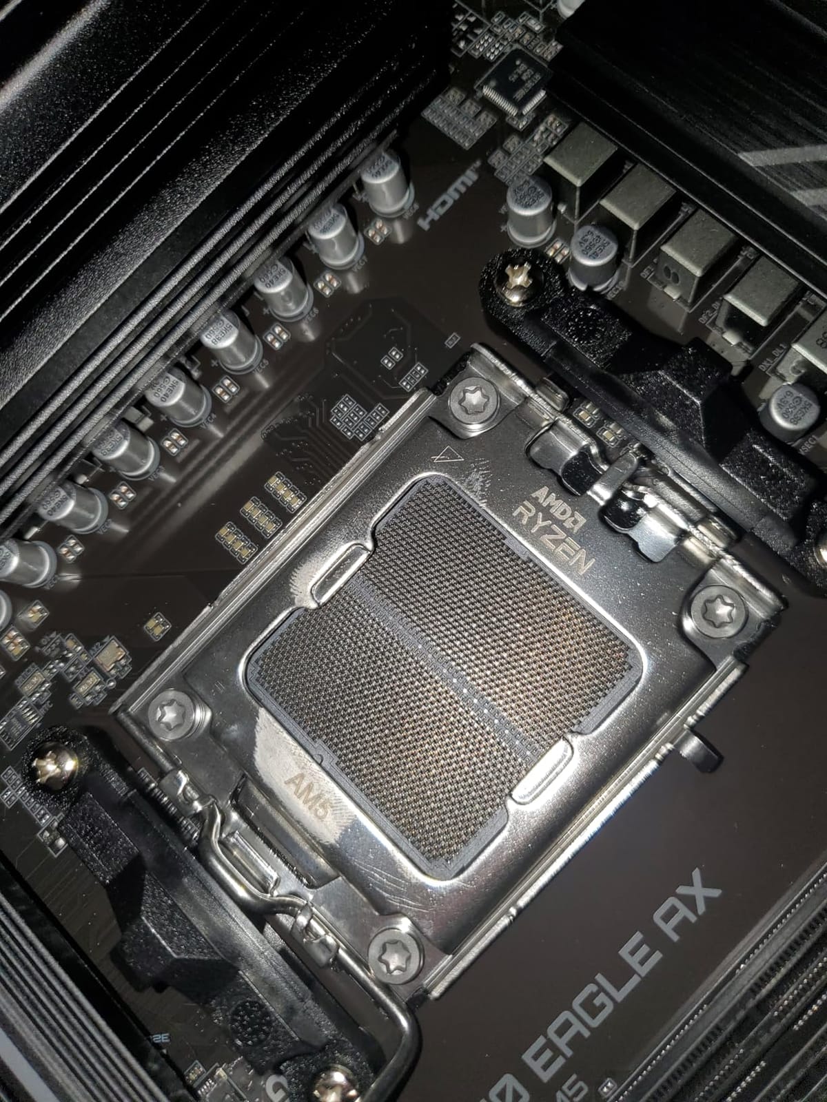GIGABYTE B650 Eagle AX AM5 LGA 1718 ATX Motherboard, DDR5, Triple M.2 Slots (1x PCIe 5.0, 2X PCIe 4.0), USB 3.2 Gen2x2 Type-C, WiFi 6E, Realtek GbE LAN customer photo 1