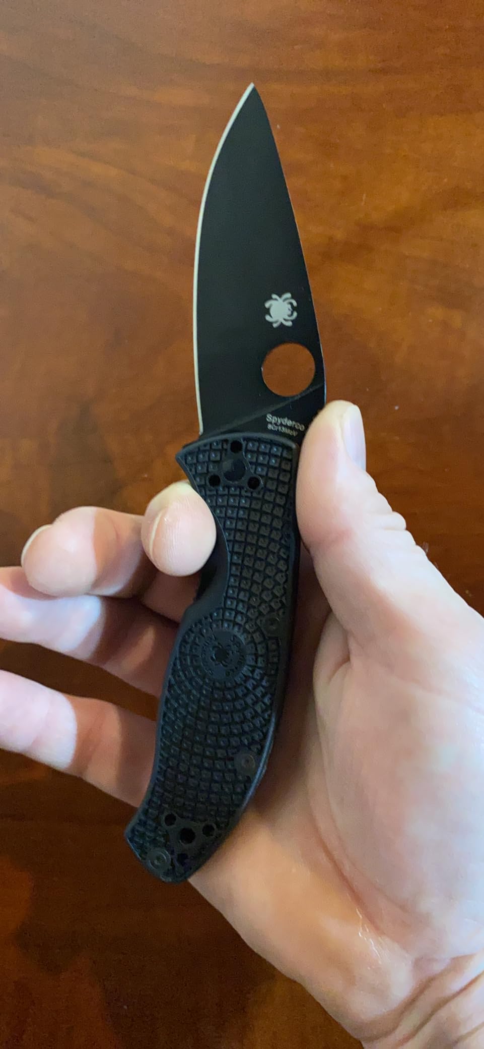 Spyderco Tenacious Lightweight Folding Pocket Knife, PlainEdge | 7.77