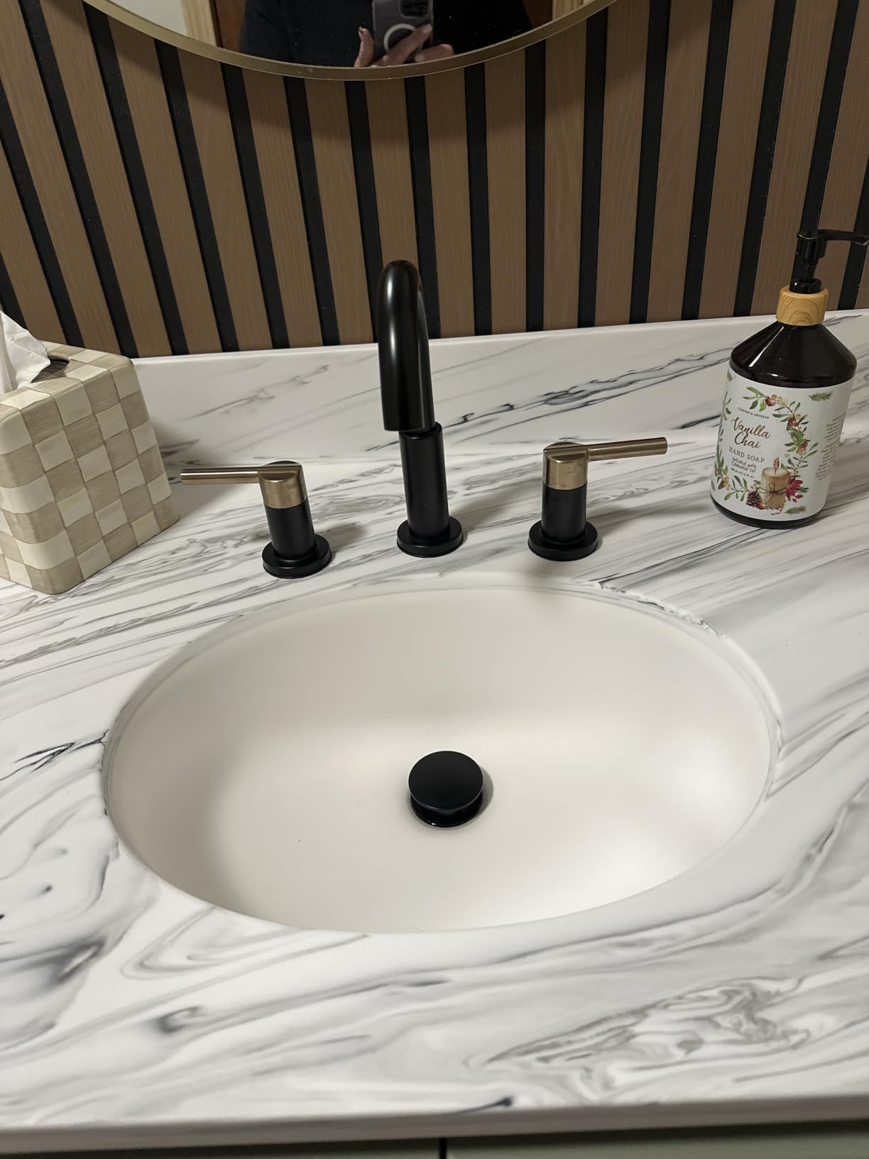 Delta Nicoli Brushed Nickel Faucet 3 Hole, 8 Inch Widespread Bathroom Sink Faucet for Vanity, Push-Pop Drain Assembly, Stainless 35749LF-SS customer photo 1
