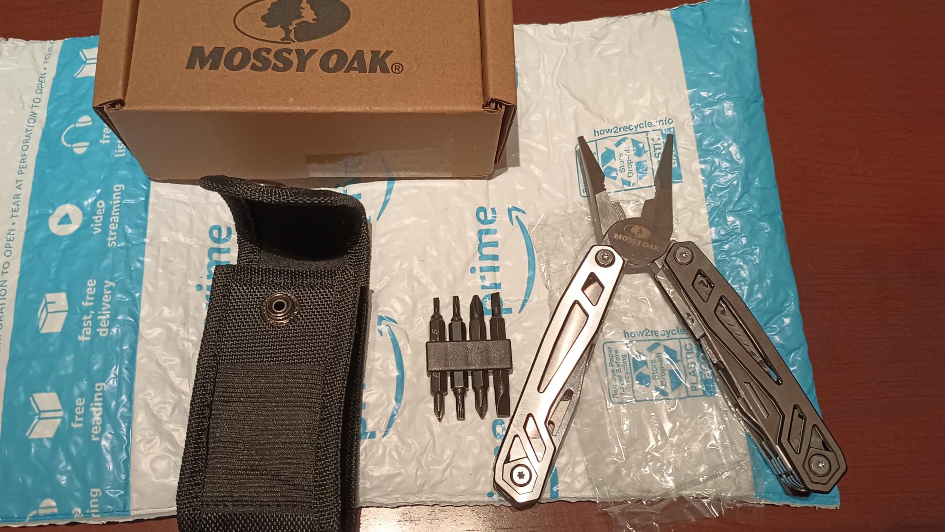 MOSSY OAK 21-in-1 Multitool, Stainless Steel Pliers with Pocket Knife | Self-Locking Multi tool, Screwdriver Sleeve & Sheath for Camping, Survival, Hiking, EDC & Simple Repair, Gifts for Men customer photo 2