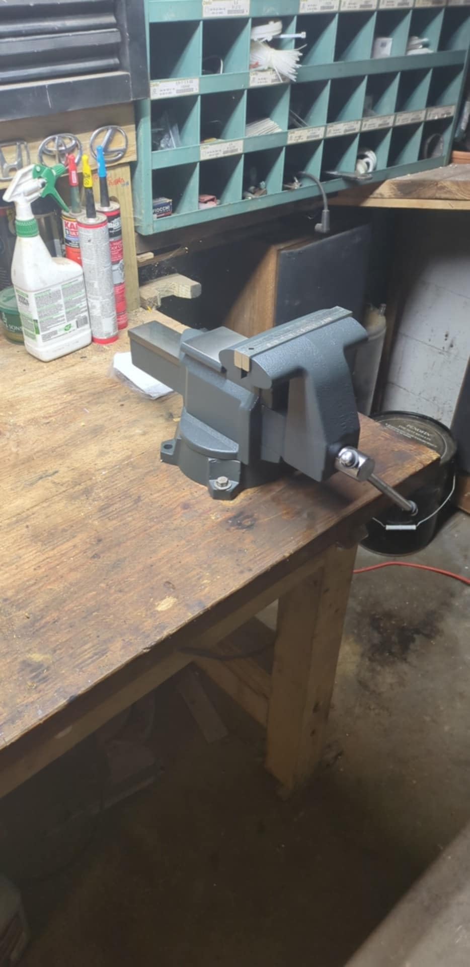 Forward CR80A 8 Inch Bench Vise Heavy Duty with Anvil and 210°Swivel Base | 12,000LBS Clamping Force | 8