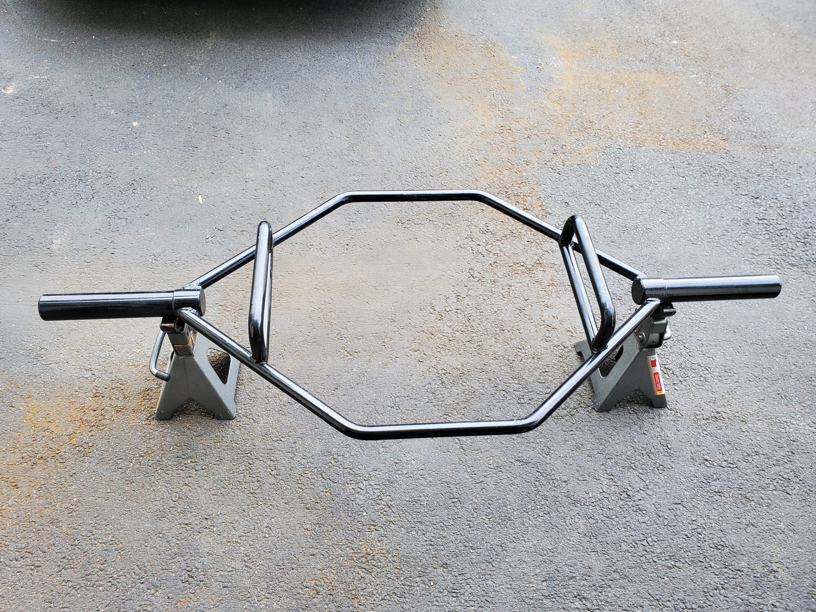 Fitvids Olympic 2-Inch Hex Weight Lifting Trap Bar, 1000-Pound Capacity, black (EE-HEX-BLK) customer photo 2