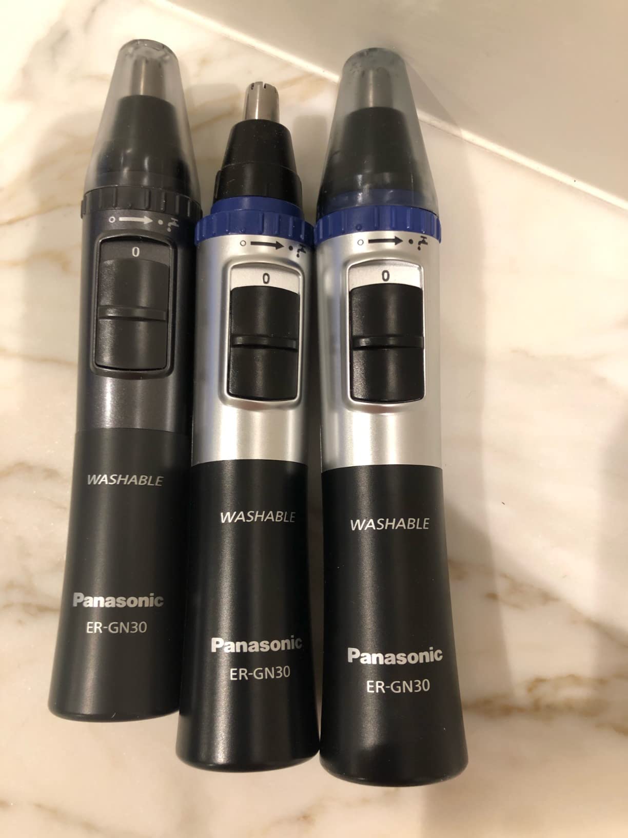 Panasonic Men's Ear and Nose Hair Trimmer, Wet Dry Hypoallergenic Dual Edge Blade, Ear Hair Trimmer for Men - ER-GN30-H customer photo 1