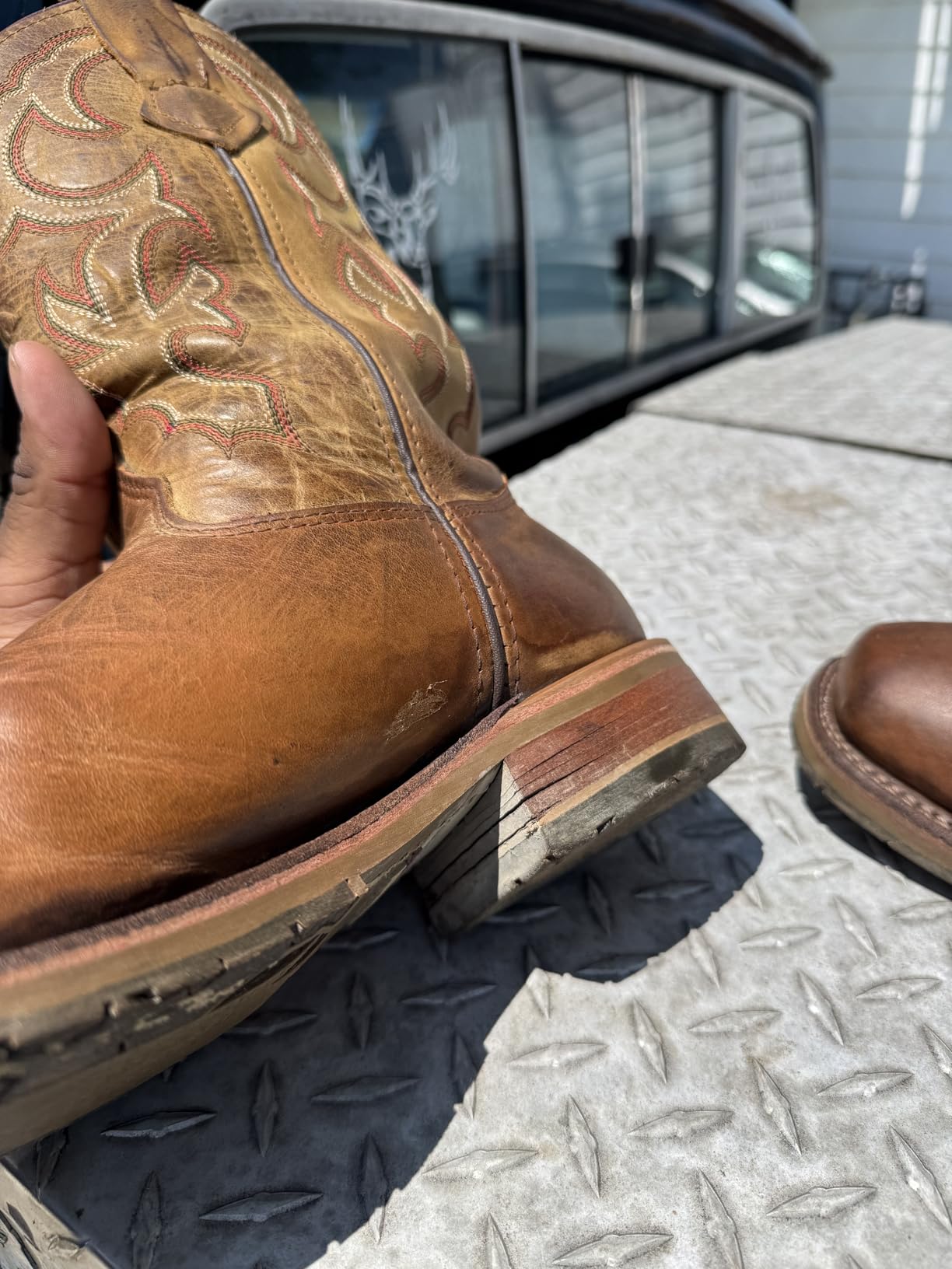 DOUBLE-H Anton Steel Toe Western Boots for Men | 11