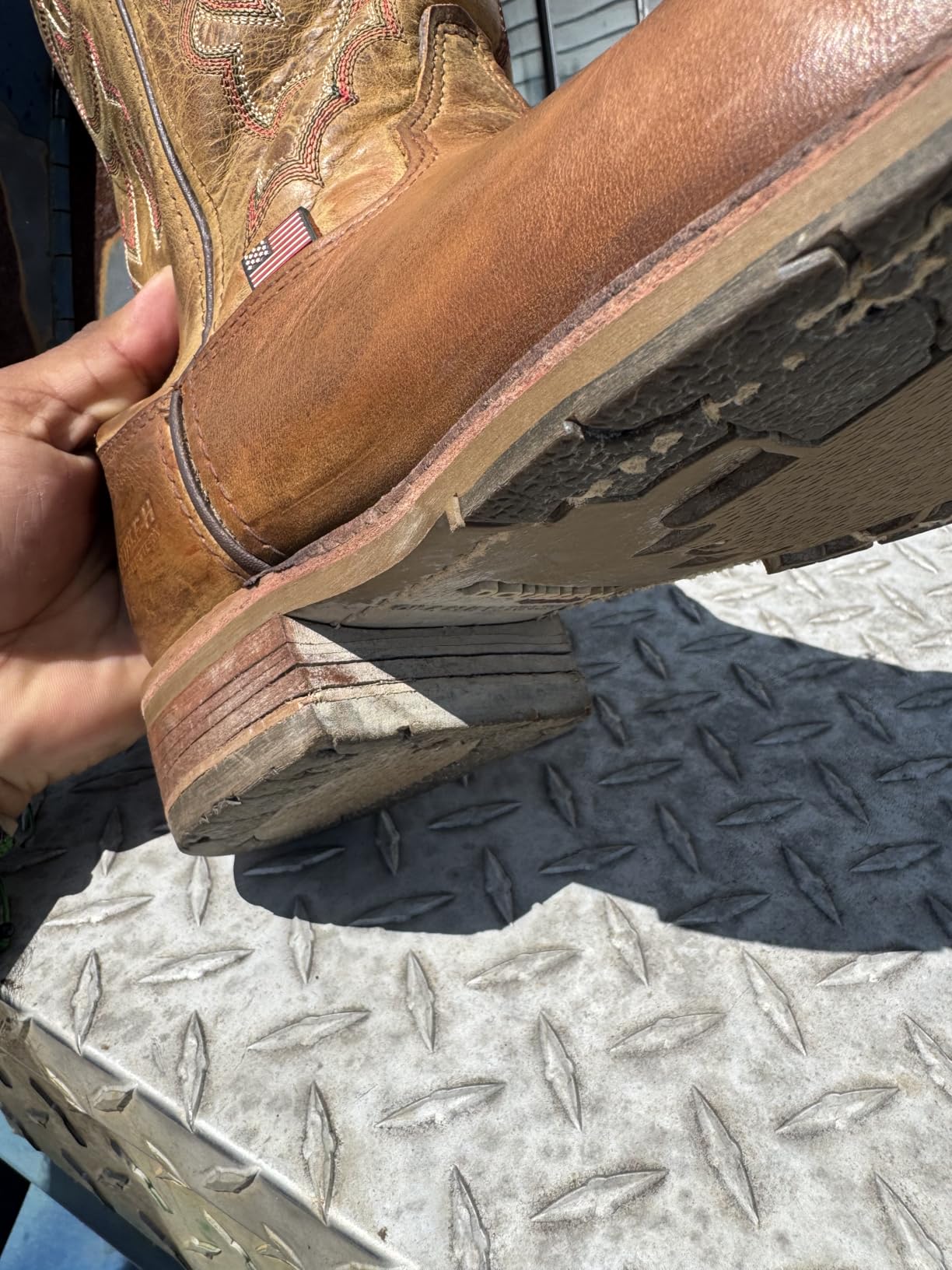 DOUBLE-H Anton Steel Toe Western Boots for Men | 11