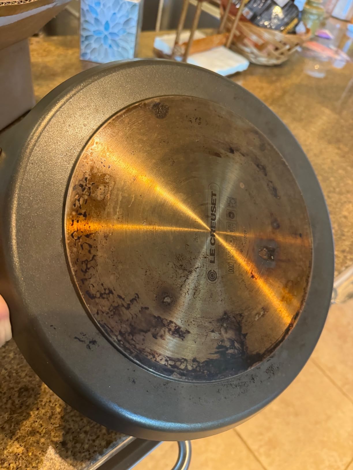 Le Creuset Toughened Non-Stick PRO Crepe Pan with Rateau, 11