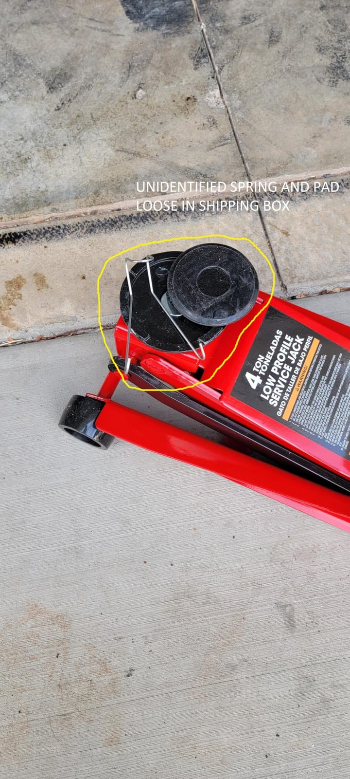 BIG RED AT84007R Torin Hydraulic Low Profile Service/Floor Jack with Dual Piston Quick Lift Pump, 4 Ton (8,000 lb) Capacity, Red customer photo 1