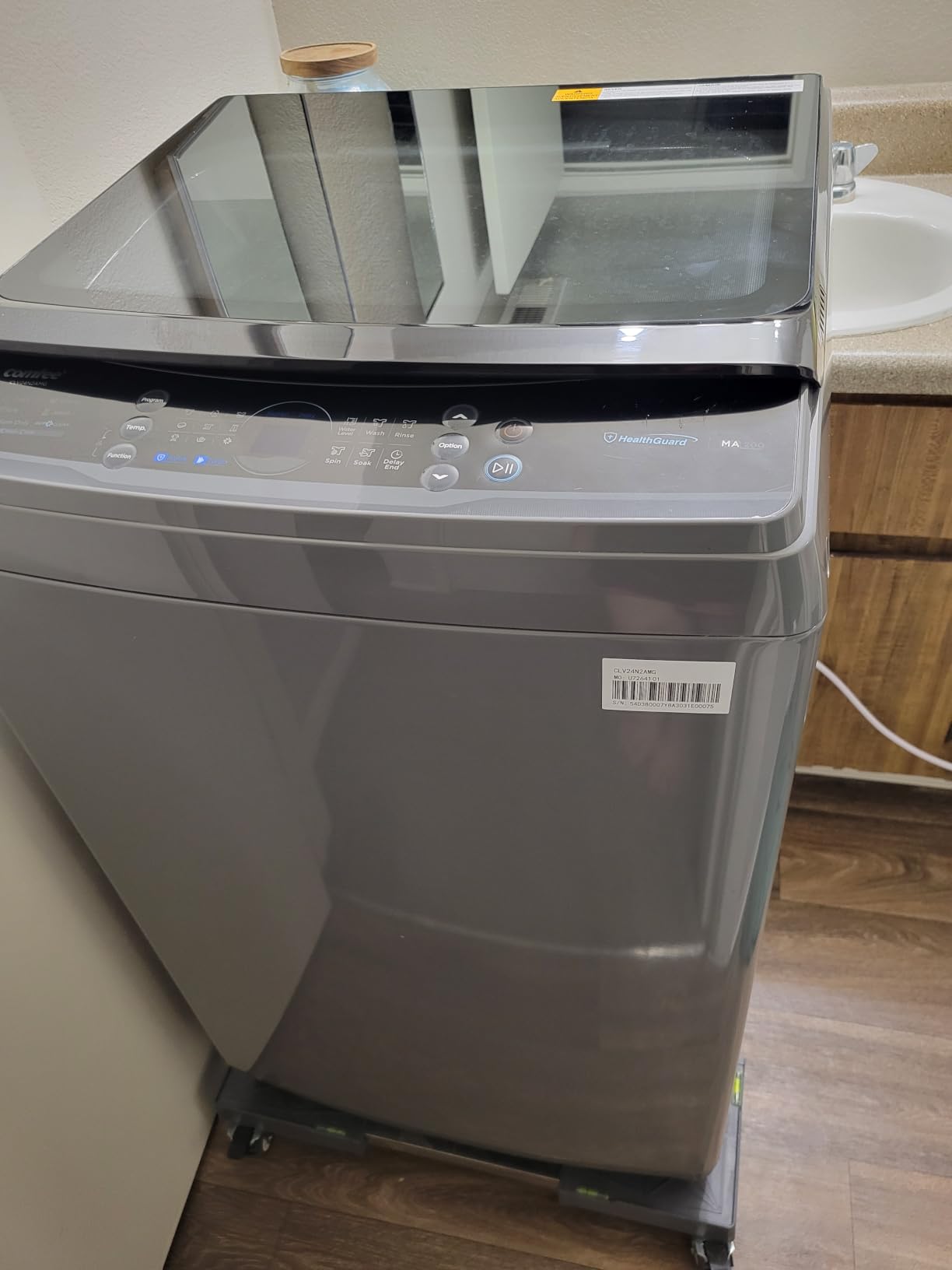 COMFEE' Portable Washing Machine 0.9 cu.ft Compact Washer with LED Display customer photo 1