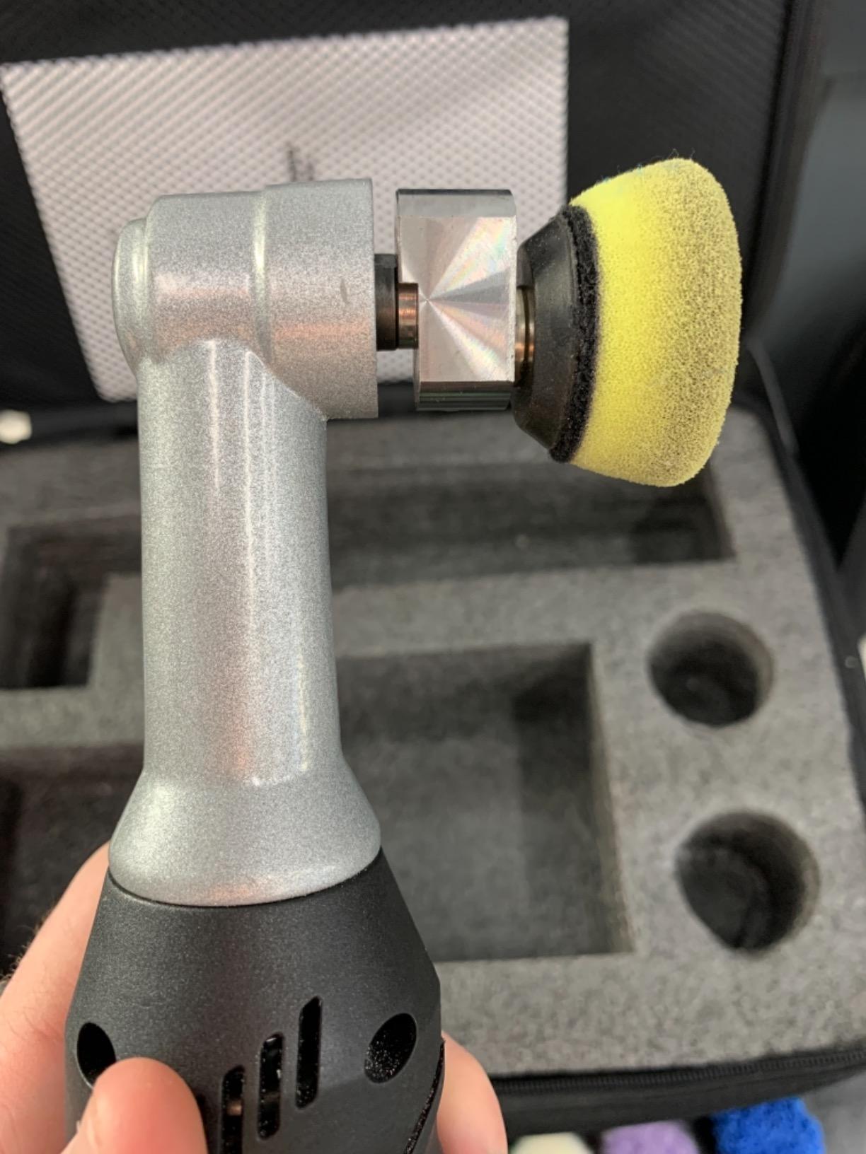 SPTA Cordless Mini Car Polisher, 12V Micro Cordless Scratches Killer Car Polisher RO/DA Mini Car Polisher for polishing, Sanding and Cleaning customer photo 1