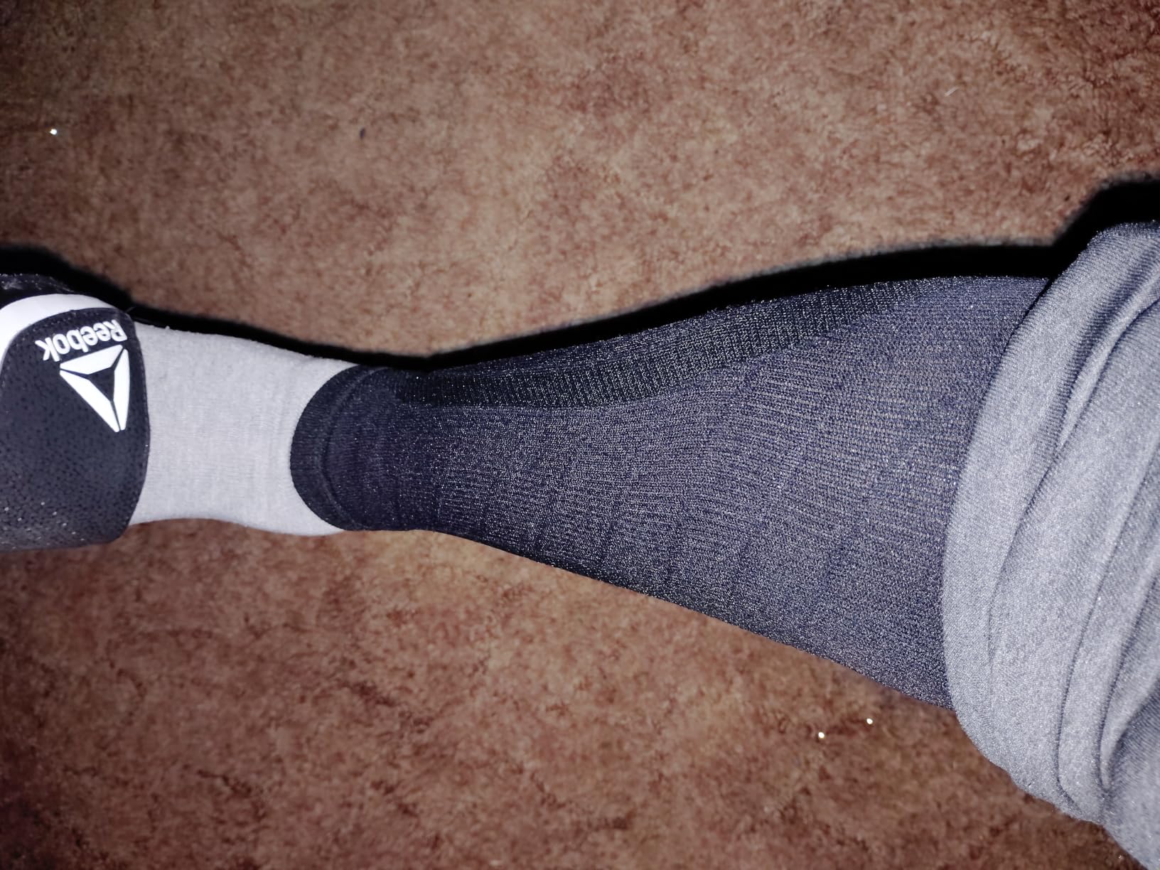 CAMBIVO Calf Compression Sleeve 3 Pairs Footless Compression Socks Running customer photo 1