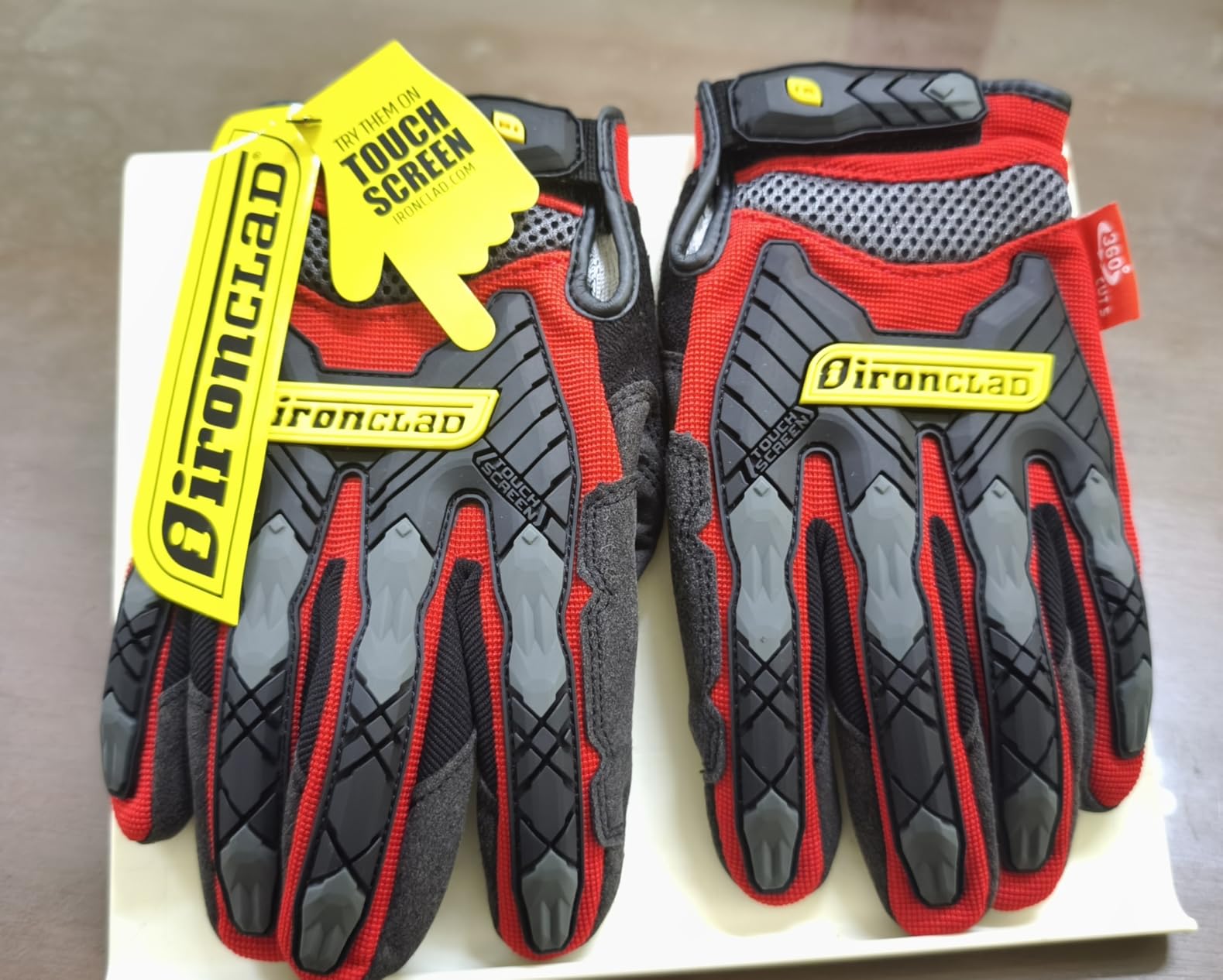 Ironclad Command Impact 360 Cut A5 Work Gloves; Touch Screen Gloves Conductive Palm & Fingers customer photo 1