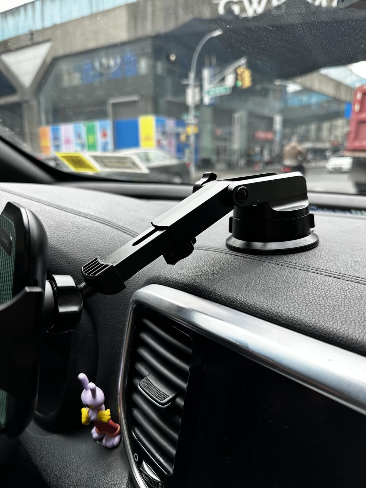 [True Military-Grade] Car Phone Holder VANMASS [Upgraded Strongest Suction&Clip] Cell Phone Mount for Dashboard Windshield Vent Kit, Truck Cradle Stand for iPhone 17 Pro Max 16 15 14 Android, Ink Black customer photo 2