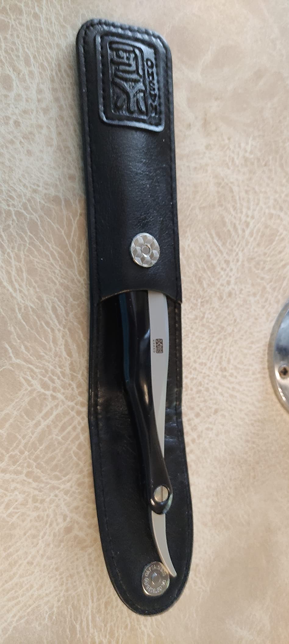 Kai Kasho Captain Folding Straight Edge Barbering Razor, 20 Titan Blades customer photo 2
