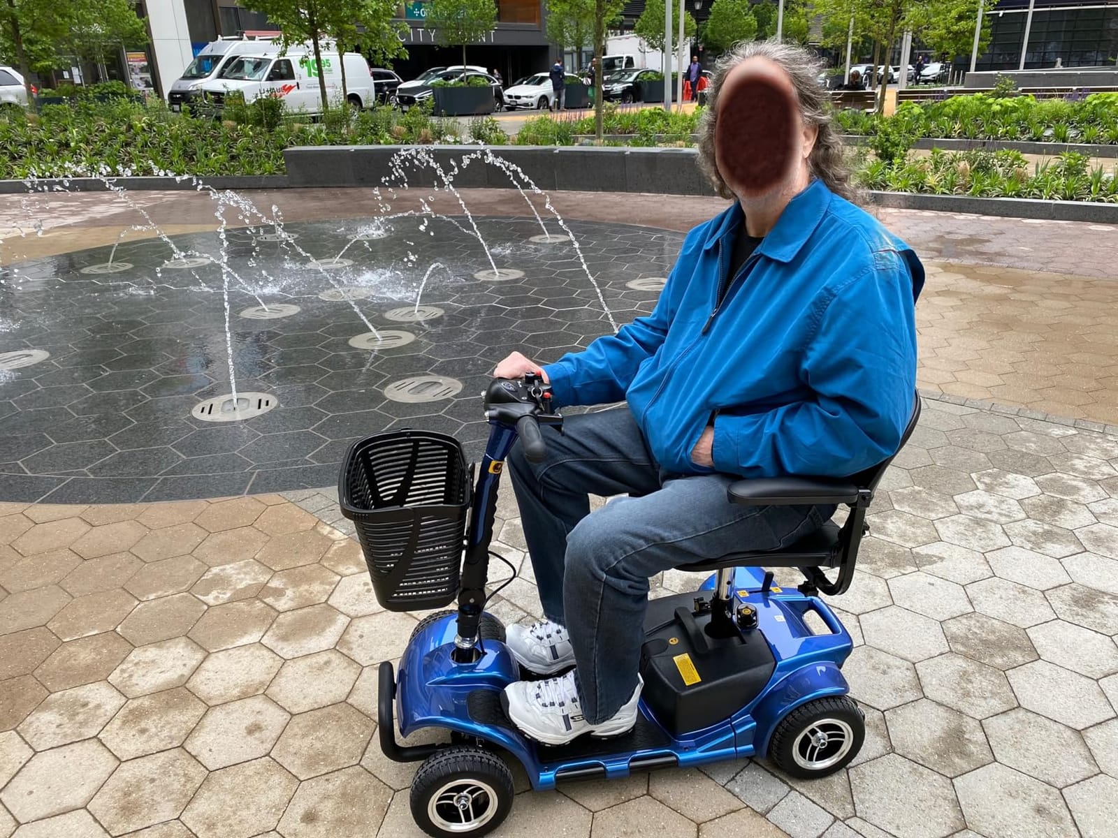 Vive 4 Wheel Mobility Scooter - Electric Powered Wheelchair Device | Compact Heavy Duty Mobile for Travel, Adults, Elderly - Long Range Power Extended Battery with Charger & Basket customer photo 1