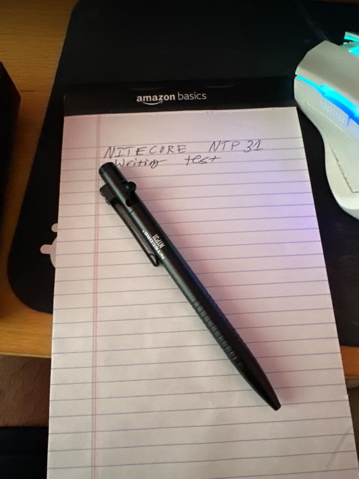 Nitecore NTP31 Bolt Action Tactical Pen with Tungsten Steel Glass Breaker with NitecoreSt Sticker customer photo 1