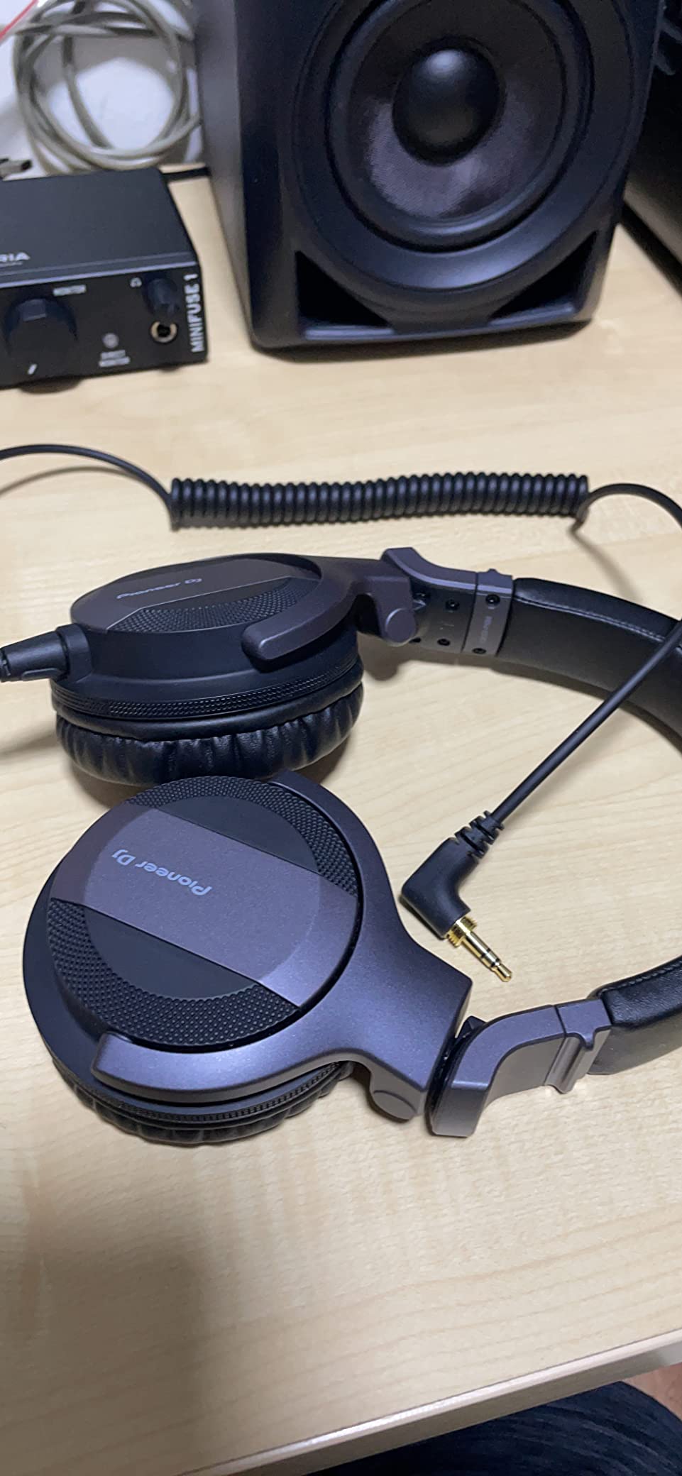 Pioneer DJ HDJ-CUE1 On-Ear Wired DJ Headphones, Foldable, Dark Silver | For new and everyday DJs, on-ear wired DJ monitoring headphones, comfortable, foldable, swivel earcups, clear cueing customer photo 1