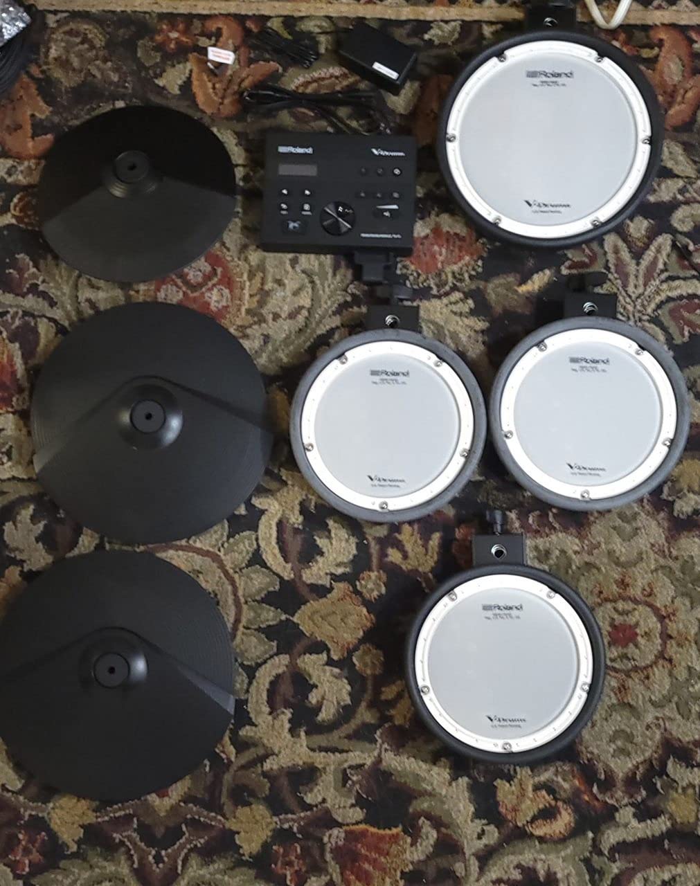 Roland TD-07KV Electronic V-Drums Kit - Legendary Dual-Ply All Mesh Head kit with superior expression and playability - Bluetooth Audio & MIDI - USB for recording audio and MIDI data customer photo 1