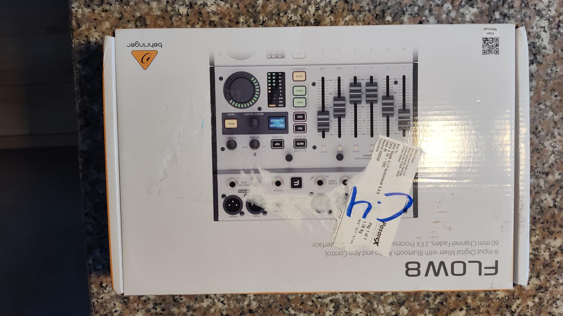 Behringer FLOW 8 8-Input Digital Mixer with Bluetooth Audio and App Control, 60 mm Channel Faders, 2 FX Processors and USB/Audio Interface customer photo 1
