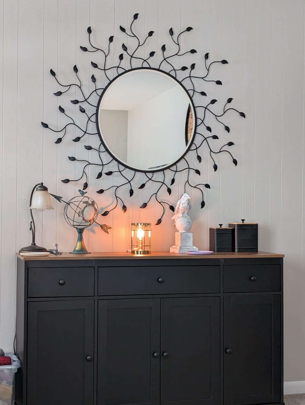 Chende Round Decorative Mirror for Wall Decor, 39
