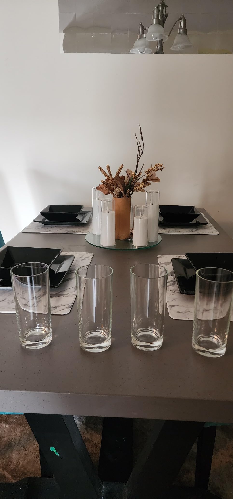 Godinger Old Fashioned Whiskey Glasses, Italian Made Drinking Glasses, Glass Cups, Whiskey Gifts - Set of 4 customer photo 1