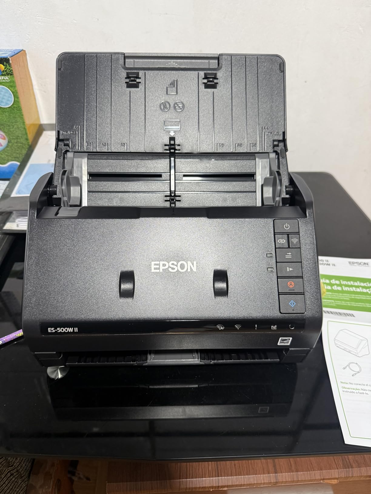 Epson Workforce ES-500W II Wireless Color Duplex Desktop Document Scanner for PC and Mac with Auto Feeder (ADF), Scan from Smartphone or Tablet customer photo 2