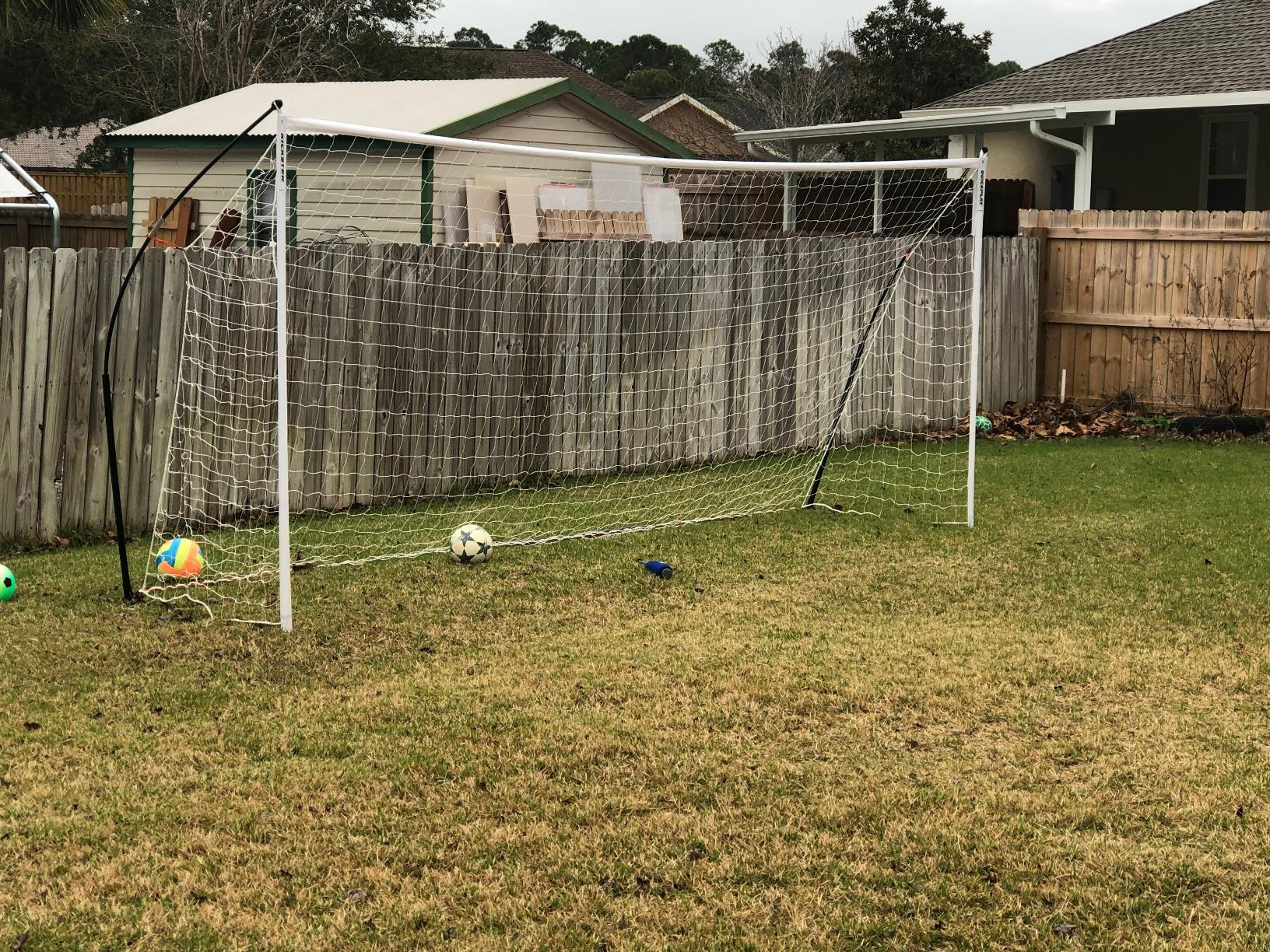 QuickPlay Kickster Elite Ultra Portable Soccer Goals - Turf & Indoor | Sets up in 90 sec, Weighted, all-surface, Weatherproof & durable customer photo 1