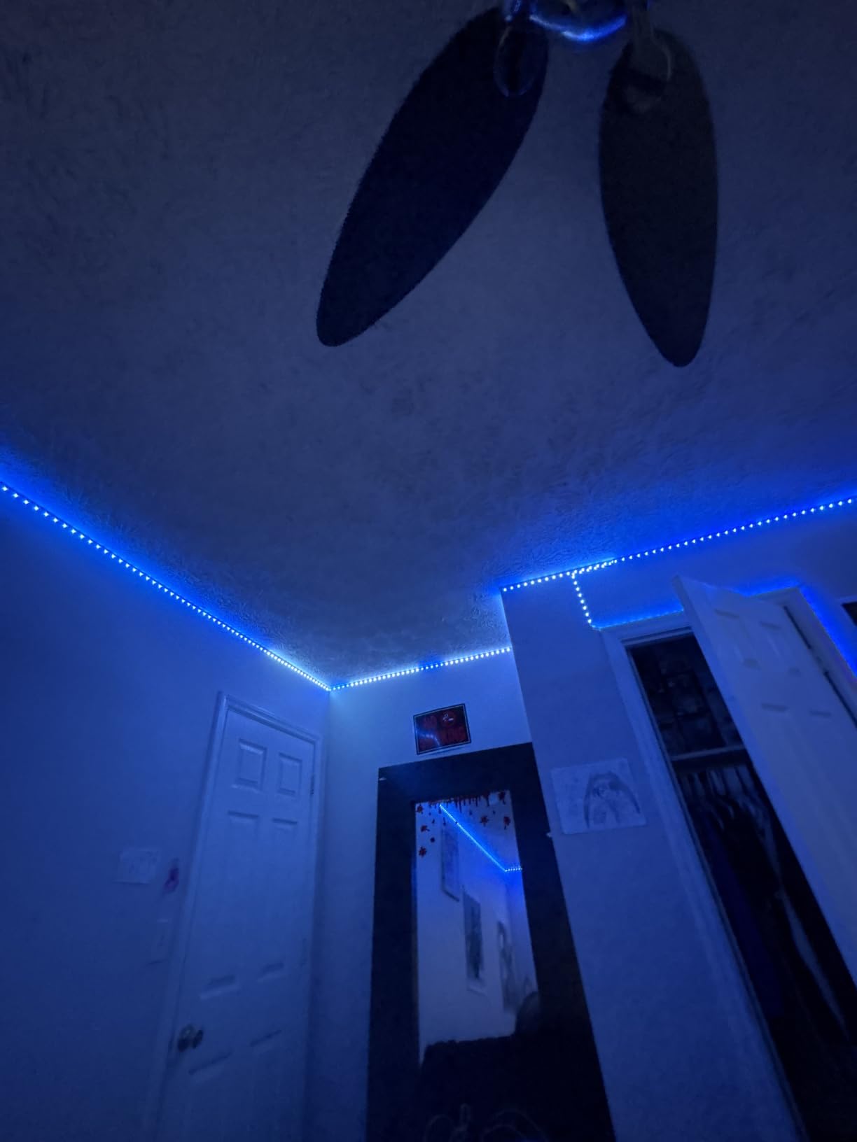 Govee 65.6ft RGBIC LED Strip Lights, Smart App Control Light for Bedroom | Bluetooth Color Changing LED Lights, DIY Segmented Color, Enhanced Music Sync for Bedroom, Kitchen and Home Decor customer photo 1