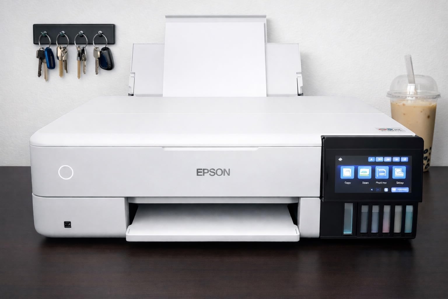 Epson EcoTank Photo ET-8550 Wireless Wide-Format All-in-One Tank Printer | Cartridge-free 6-color wide-format photo print, scan, copy; up to 16 ppm, 13 x 19 in.; ideal for creators and home studios customer photo 2