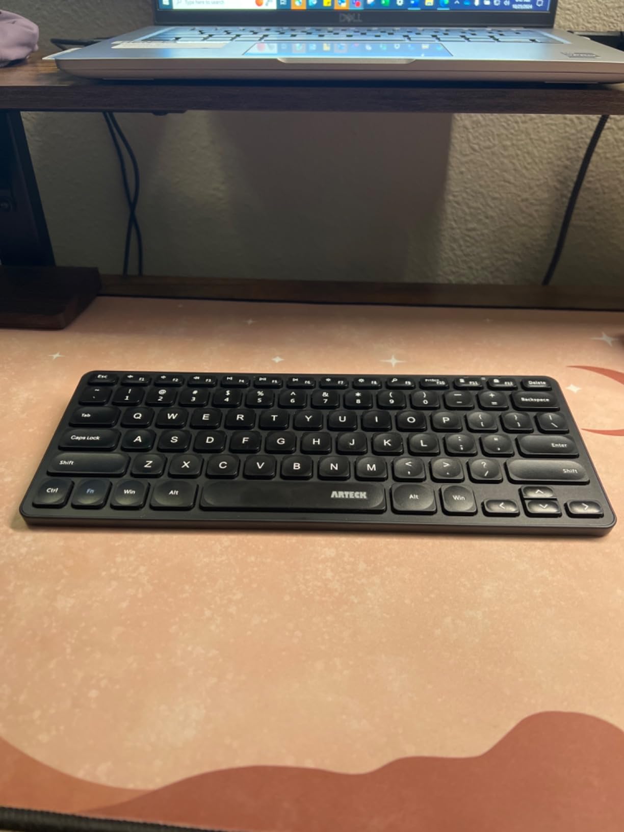 Arteck 2.4G Wireless Keyboard Ultra Slim and Compact Wireless Keyboard with Media Hotkeys for Computer/Desktop/PC/Laptop/Surface/Smart TV and Windows 10/8/7 Built-in Rechargeable Battery customer photo 1