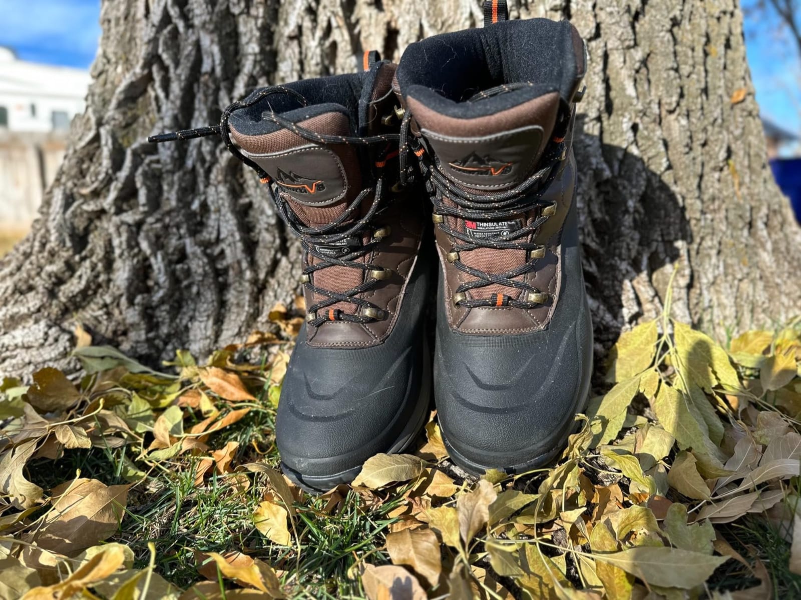 NORTIV 8 Men's Waterproof Hiking Winter Snow Boots | Insulated Construction Hunting Ski Work Boots TUNDRA customer photo 1