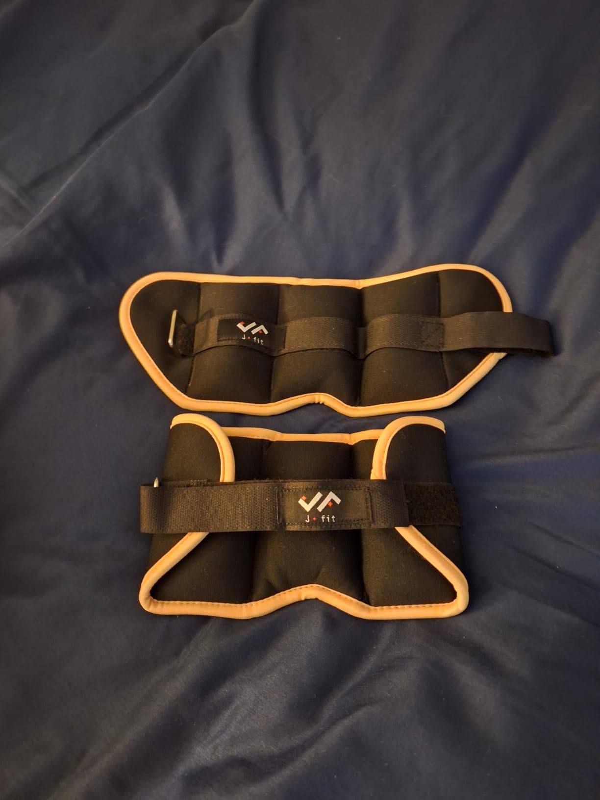 JFIT Ankle Weights - Ankle Weight Pair 10 Weight and Bundle Options - 0.5 to 8 lbs. Each (Set of 2) Adjustable Straps - Comfortable, Breathable, Moisture Absorbent Weight Straps for Men and Women customer photo 1