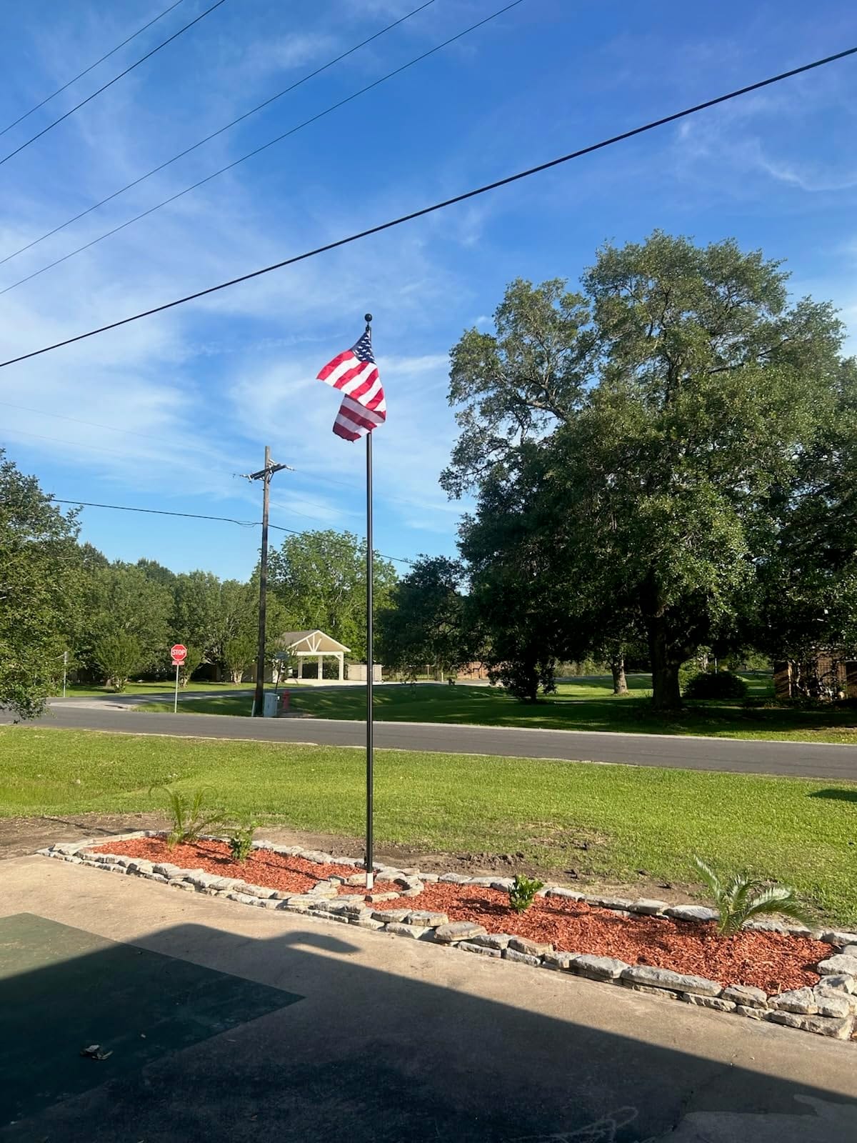 Flag Pole for Outside House, 20 FT Heavy Duty Aerospace Aluminum Flagpole | 45K PSI & 95 HBW Hard Unbending Outdoor In-Ground Flag Poles Kit with 3x5 American Flag for Yard, Residential or Commercial customer photo 2