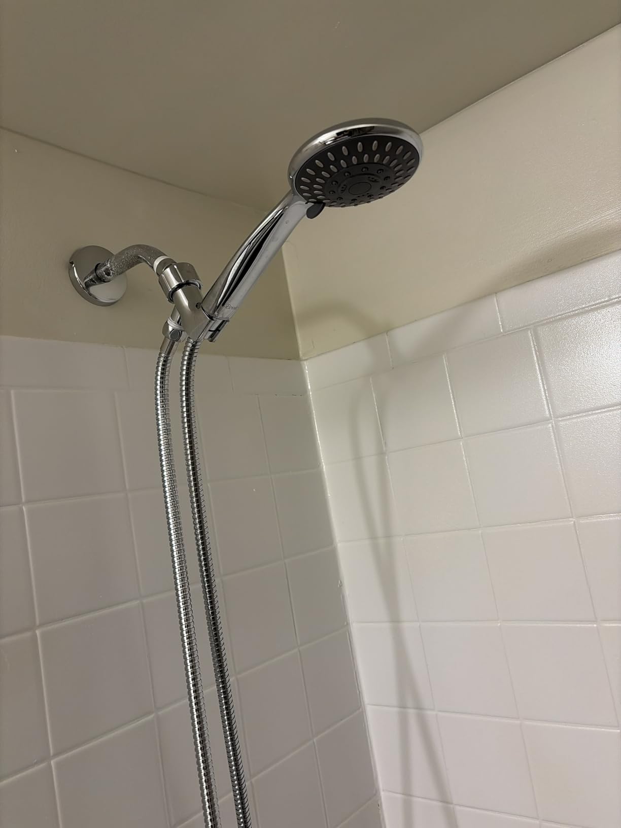 Briout Handheld Shower Head High Pressure 5-Settings with Hose, Chrome | Powerful Water Spray, Against Low Pressure Water Flow, 59 Inch Stainless Hose, Adjustable Mount customer photo 1