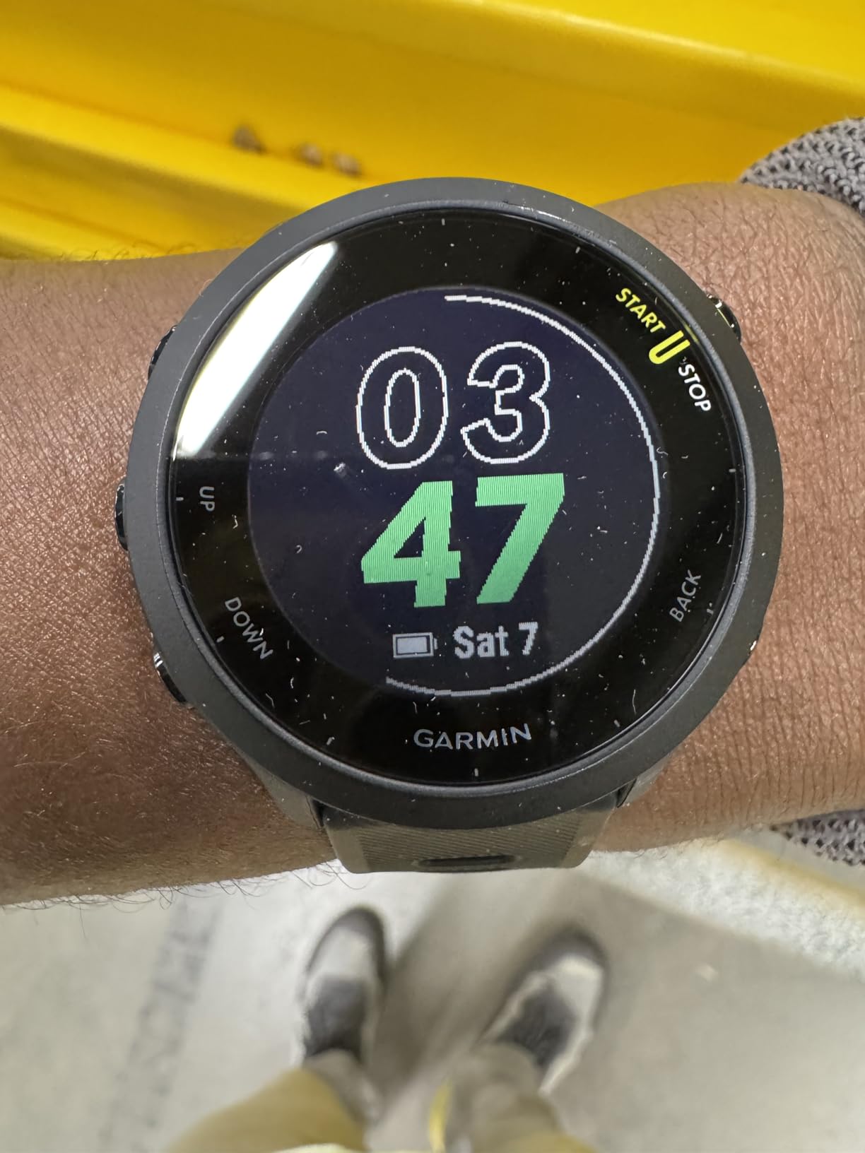 Garmin Forerunner 55, GPS Running Watch with Daily Suggested Workouts, Up to 2 Weeks of Battery Life, Black customer photo 1