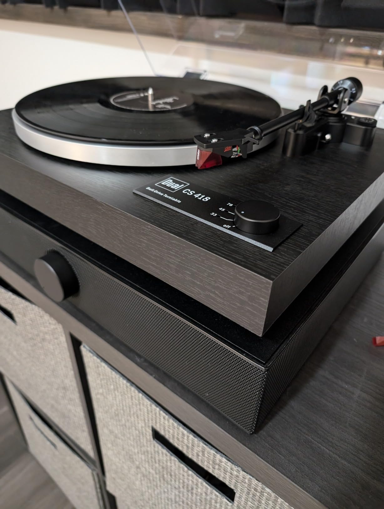 Dual CS 418 Belt Drive Manual Turntable, Black customer photo 1