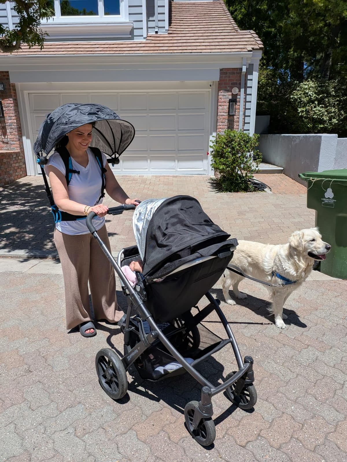 Canope Hands-Free Weather Protection Device - Wearable Umbrella with Rain & Sun Protection customer photo 2