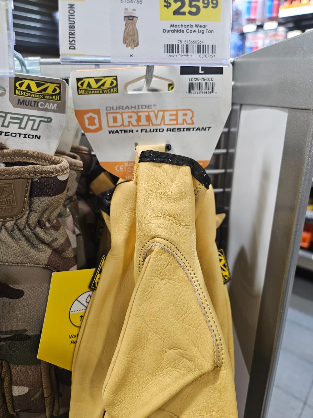 Mechanix Wear Leather Cow Driver Gloves, Tan, X-Large | Breathable Driver Gloves with Elastic Cuff, Water-Resistant Leather & Comfortable Fit for Hand Safety customer photo 1