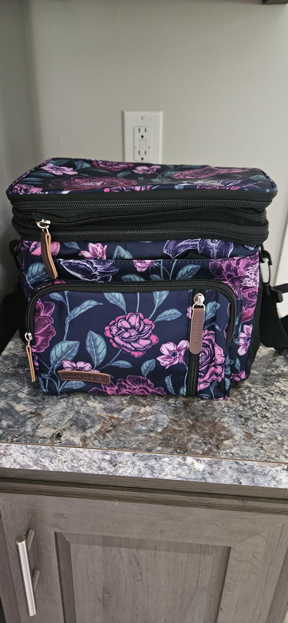 MIYCOO Lunch Bag & Lunch Box for Men Women, Double Deck & Leakproof | Insulated Soft Large Adult Camping Cooler bag for Work, Beach, Picnic, Travel (Black, 15L) customer photo 2