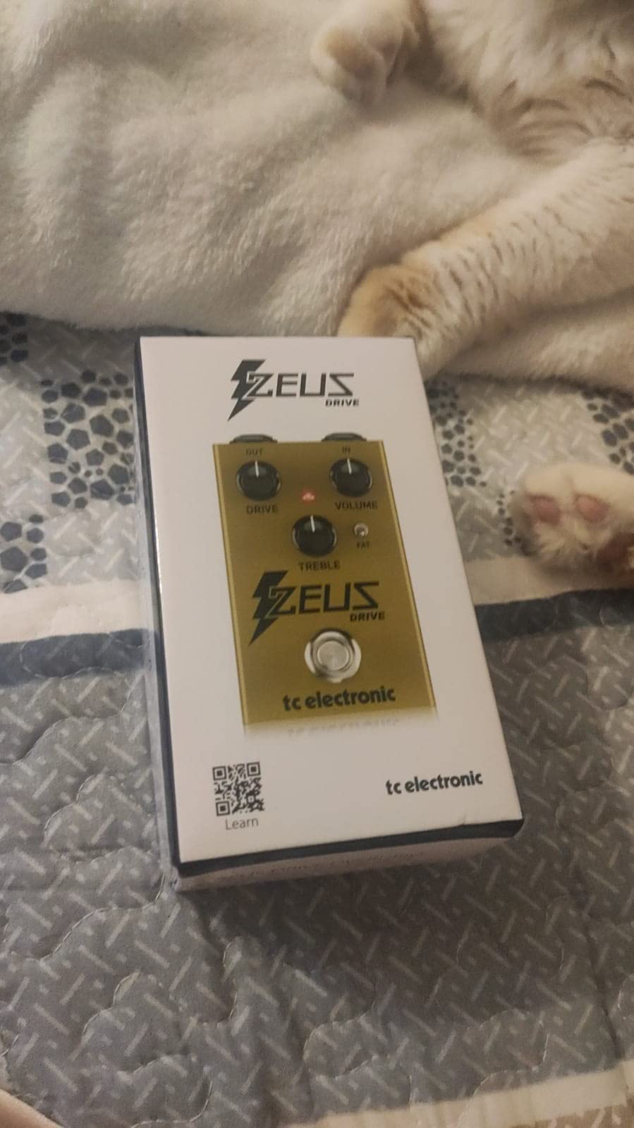 TC Electronic ZEUS DRIVE OVERDRIVE Legendary Dynamic Overdrive Boost Pedal with FAT Mod Switch and Optional Buffered Bypass customer photo 1