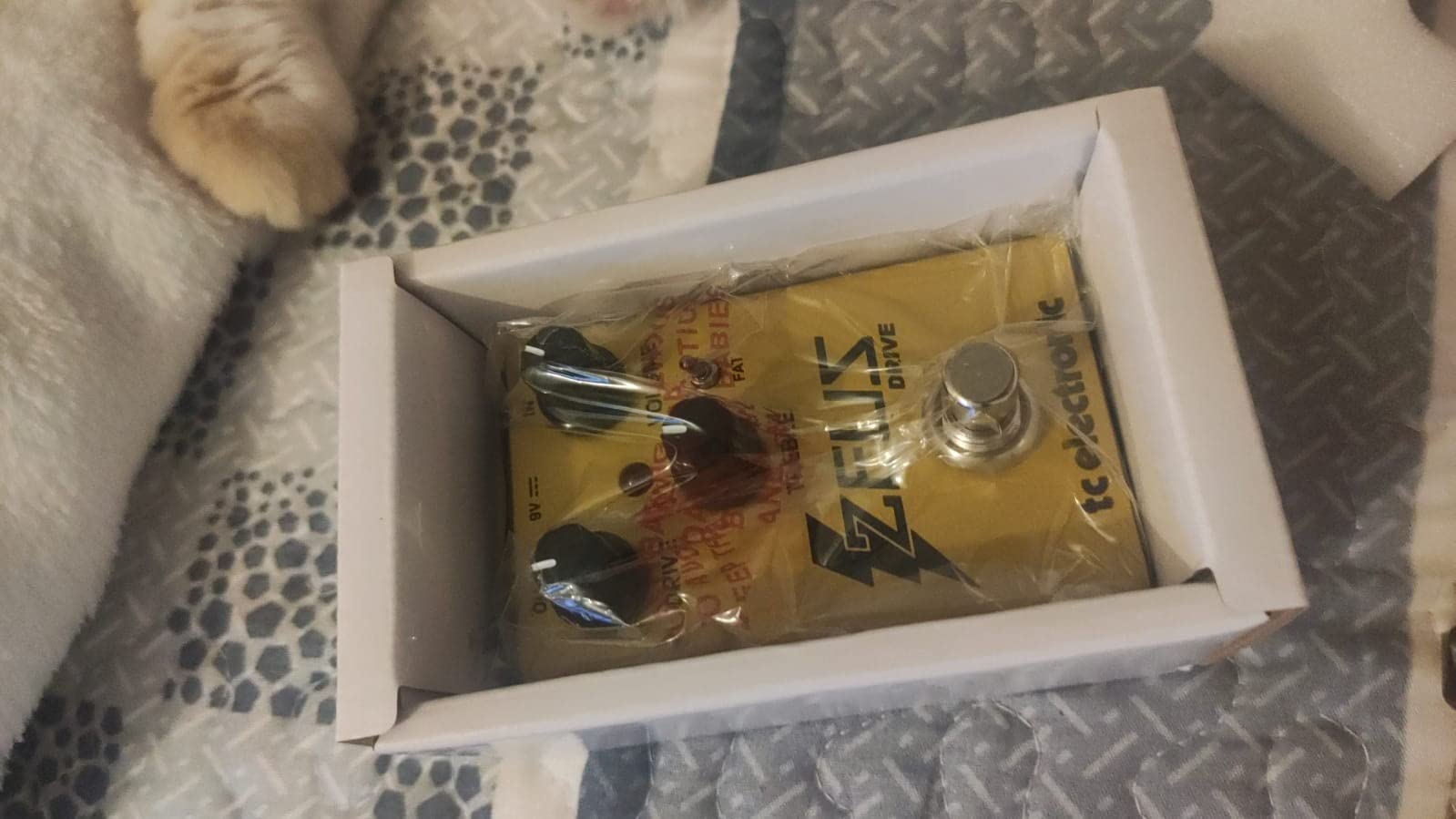TC Electronic ZEUS DRIVE OVERDRIVE Legendary Dynamic Overdrive Boost Pedal with FAT Mod Switch and Optional Buffered Bypass customer photo 2