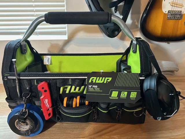 AWP Tool Bags, Premium Tool Bag, Black, Durable Tool Tote, for Professionals and Contractors customer photo 2