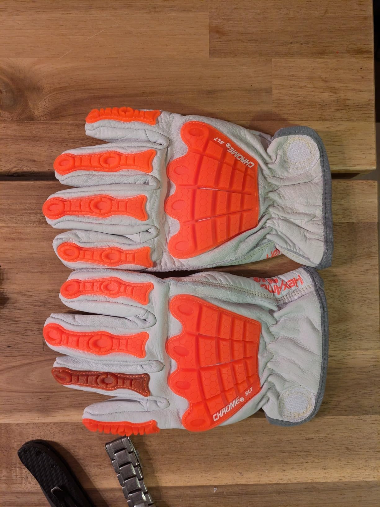 HexArmor Chrome SLT Series 4067 Work Gloves, X-Large | Cut-Resistant, Impact Protection, Leather customer photo 1