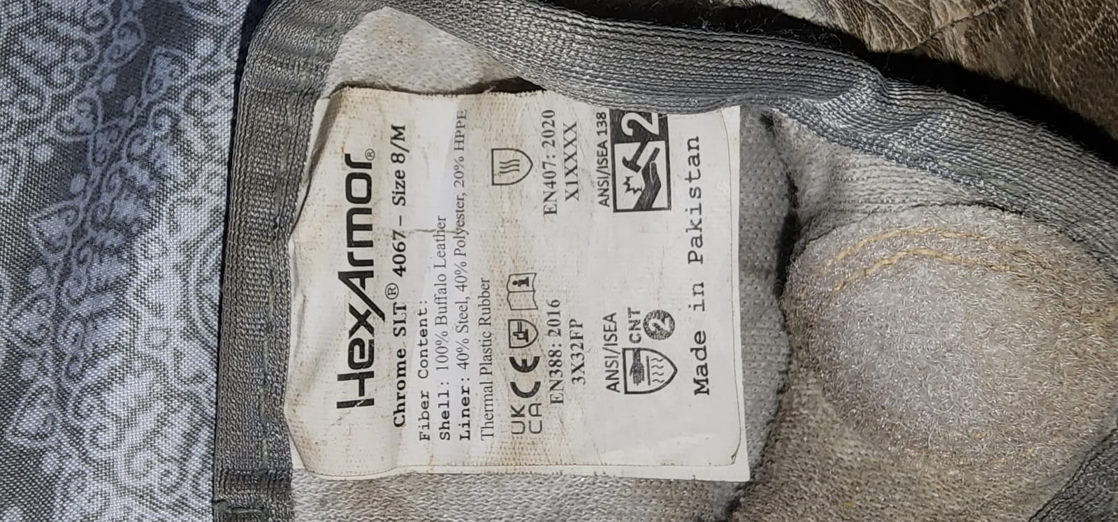 HexArmor Chrome SLT Series 4067 Work Gloves, X-Large | Cut-Resistant, Impact Protection, Leather customer photo 2